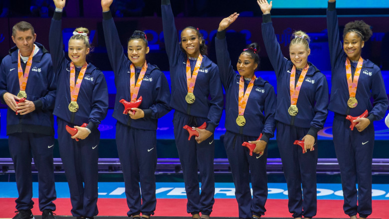 2022 Gymnastics World Championships - Day Four, Liverpool, United Kingdom - 01 Nov 2022