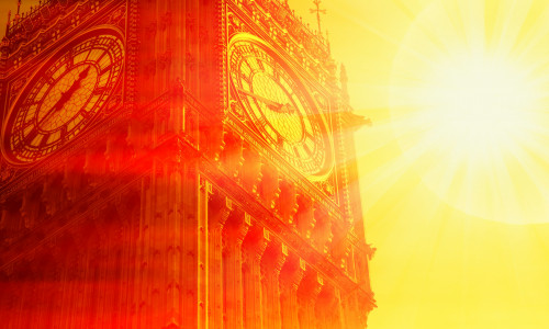 Extreme,Heat,In,London,Sun,And,Big,Ben