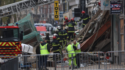 Lille: buildings collapsed