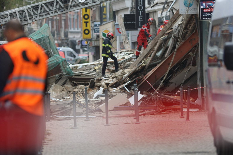 Lille: buildings collapsed