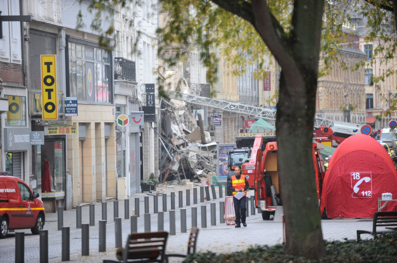 A Building Collapses In Lille, France - 12 Nov 2022