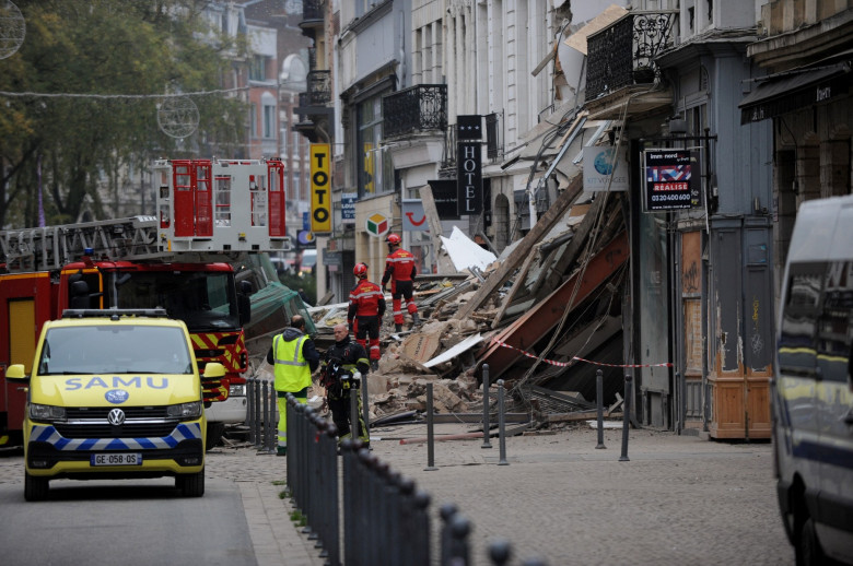 A Building Collapses In Lille, France - 12 Nov 2022