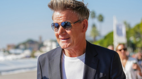 Gordon Ramsay is seen during the Mipcom 2022 in Cannes
