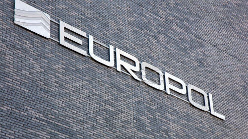 Amsterdam,,Netherlands,-february,11,,2018:,Facade,Of,The,Europol,Building