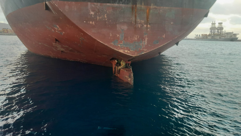 Three Stowaways From Nigeria Rescued In Canary Islands After 11 Day Ordeal On Oil Tanker Rudder