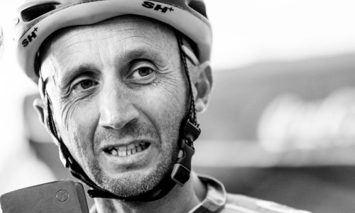 Asturias, Spain. 29th April, 2017. Davide Rebellin (Kuwait Cartuchos) during the first stage of Vuelta a Asturias (Tour of Asturias) between Oviedo and Pola de Lena on April 29, 2017 in Asturias, Spain. ©David Gato/Alamy Live News