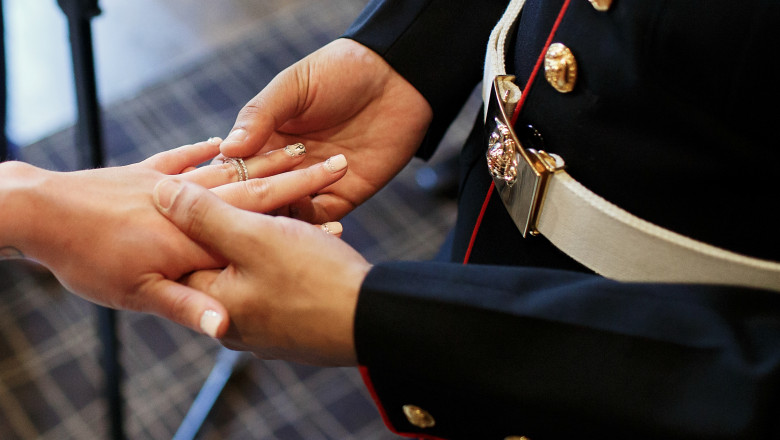 Un soldat şi-a cerut iubita în căsătorie/ Shutterstock