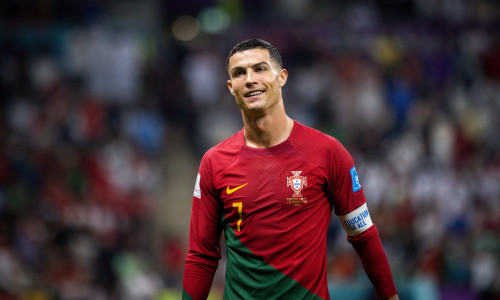 Doha, Qatar. 6th Dec, 2022. Cristiano Ronaldo (Portugal)Portugal - SwitzerlandPortugal - SchweizWorld Cup 2022 in Qatar06.12.2022Credit: Moritz