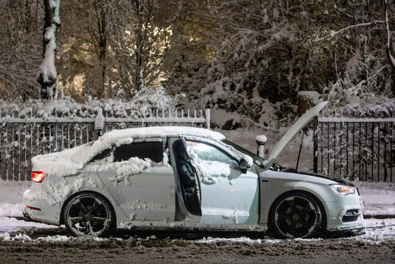 Snowfall in London, London, United Kingdom - 12 Dec 2022