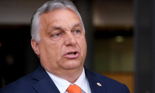 Viktor,Orban,,Hungary's,Prime,Minister,Arrives,For,A,Meeting,With