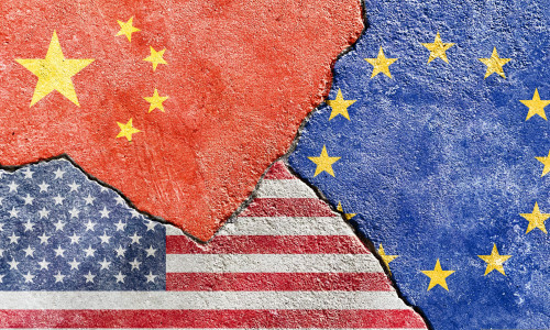 China,Vs,Us,(united,States),Vs,Eu,(european,Union),Flags