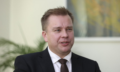 Finnish Minister of Defence Antti Kaikkonen in Ankara