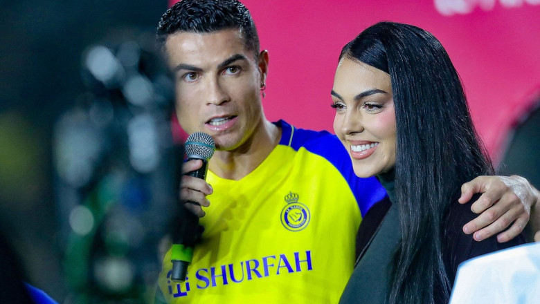 Cristiano Ronaldo şi Georgina Rodriguez/ Profimedia