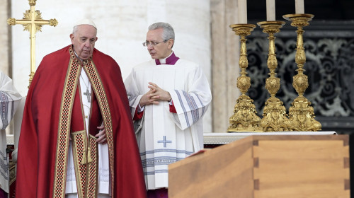 Funeral mass for late Pope Emeritus Benedict XVI in St. Peter's Square, Vatican City, - 05 Jan 2023