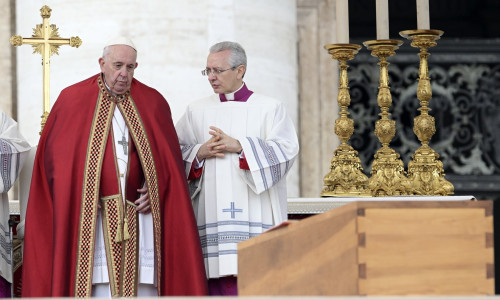 Funeral mass for late Pope Emeritus Benedict XVI in St. Peter's Square, Vatican City, - 05 Jan 2023