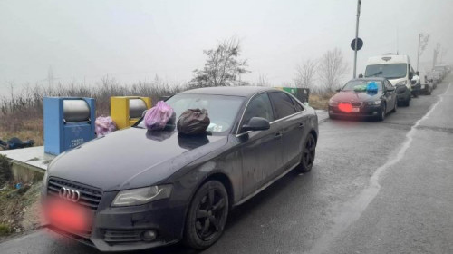Doi șoferi neatenți au fost „pedepsiți” de vecini/ Credit foto: stiridecluj.ro