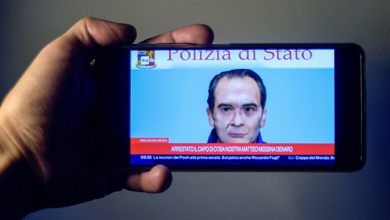 Mafia boss Matteo Denaro, Italy's most wanted man, arrested in Italy - 16 Jan 2023