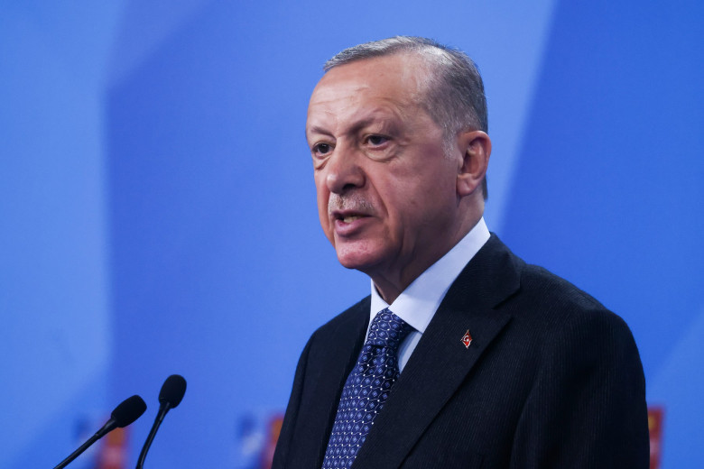 Recep Tayyip Erdogan Speaks At The NATO Summit In Madrid, Spain
