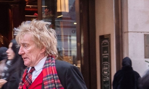 *EXCLUSIVE* WEB MUST CALL FOR PRICING - Penny Lancaster looks a million dollars in her jewellery whilst Christmas shopping with her hubby Rod Stewart!!!