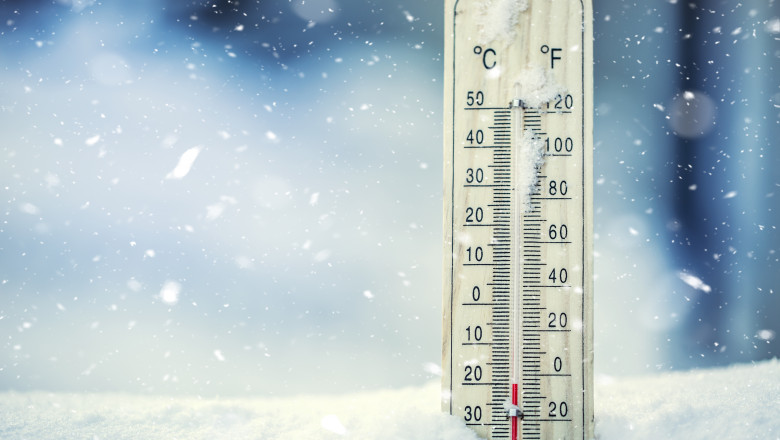 Cea mai friguroasă noapte din această iarnă/ Shutterstock