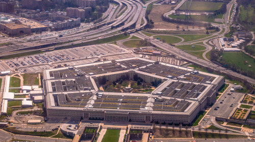 The,Pentagon,From,Above,In,Washington,,Dc
