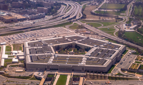 The,Pentagon,From,Above,In,Washington,,Dc