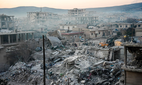 Aftermath Of Earthquake In Syria, Jenderes - 16 Feb 2023