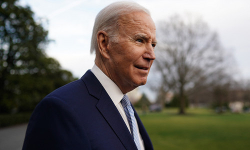 President Biden leaves Washington DC for Delaware, United States - 24 Feb 2023