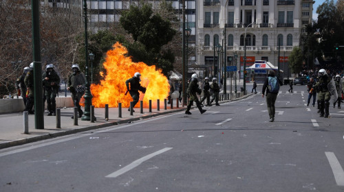 protest grecia