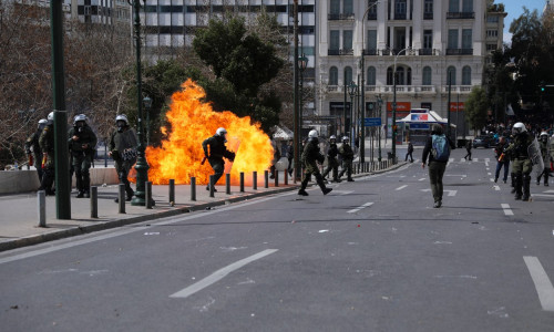 protest grecia