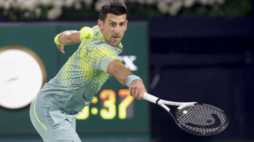 Novak Djokovic (SRB) Tennis - Dubai Tennis Championships - ATP, Tennis Herren - Dubai Duty Free Tennis Stadium - Dubai -
