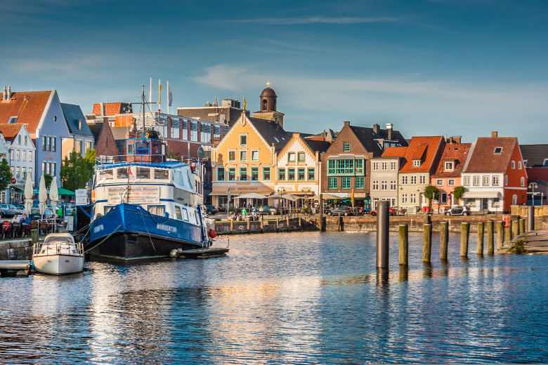 Beautiful,View,Of,The,Old,Town,Of,Husum,,The,Capital