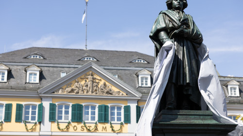 Historical Spectacle At The Unveiling Of the Beethoven Statue In Bonn