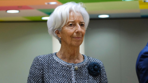 Belgium, Brussels: Christine Lagarde, President of the European Central Bank