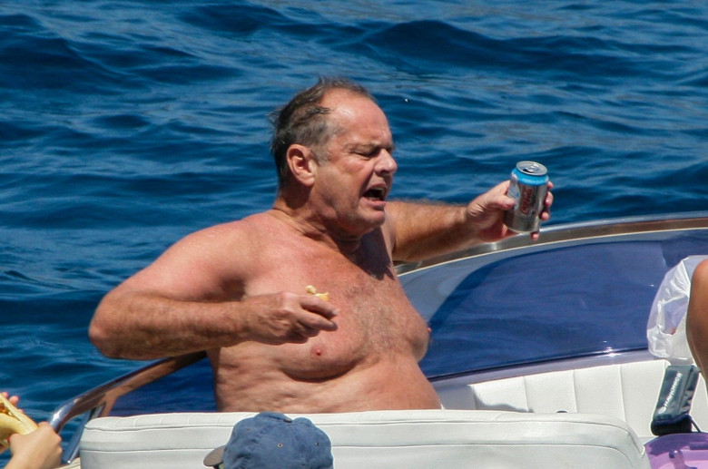 **STOCK PHOTOS** Jack Nicholson enjoys the sun, the sea in Saint-Jean-Cap-Ferrat.