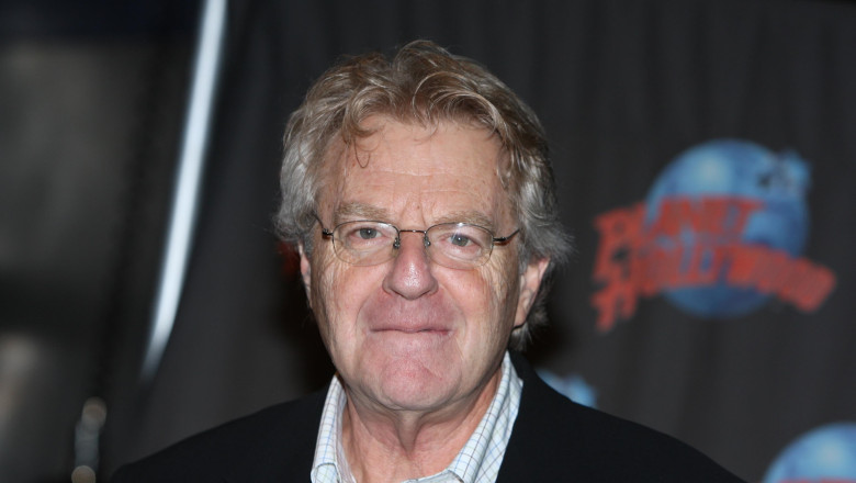 Jerry Springer Has Passed Away **FILE PHOTOS**