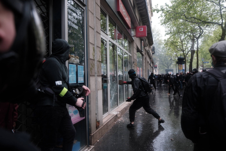 Paris May Day parade