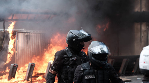 Paris May Day parade