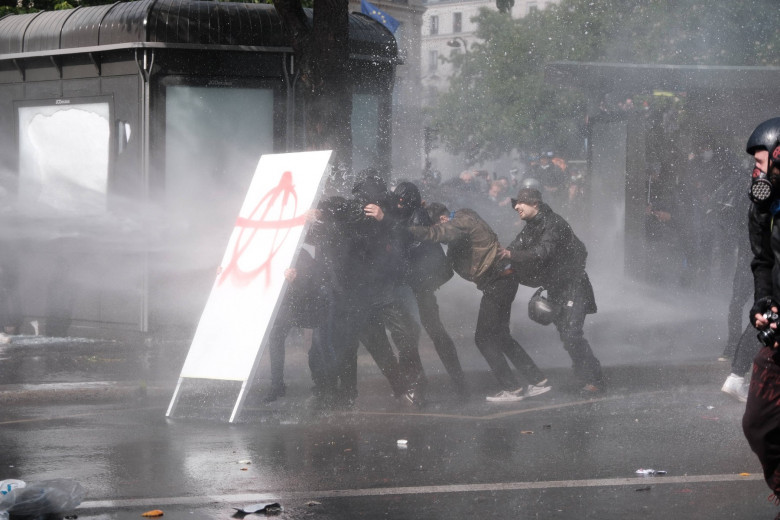 Paris May Day parade