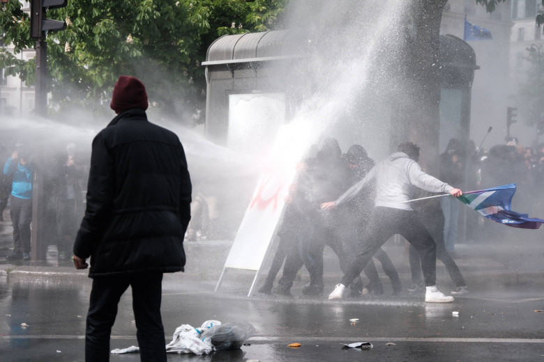 Paris May Day parade