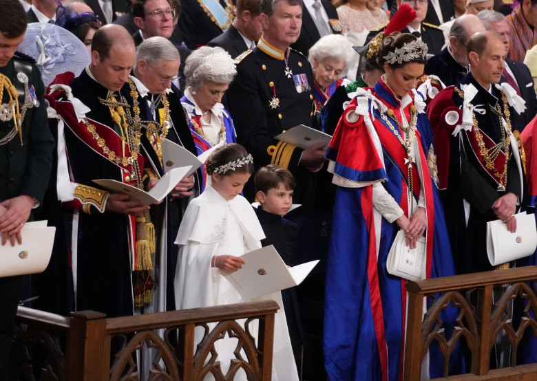 Prințul Louis a făcut spectacol la încoronarea Regelui Charles/ Profimedia
