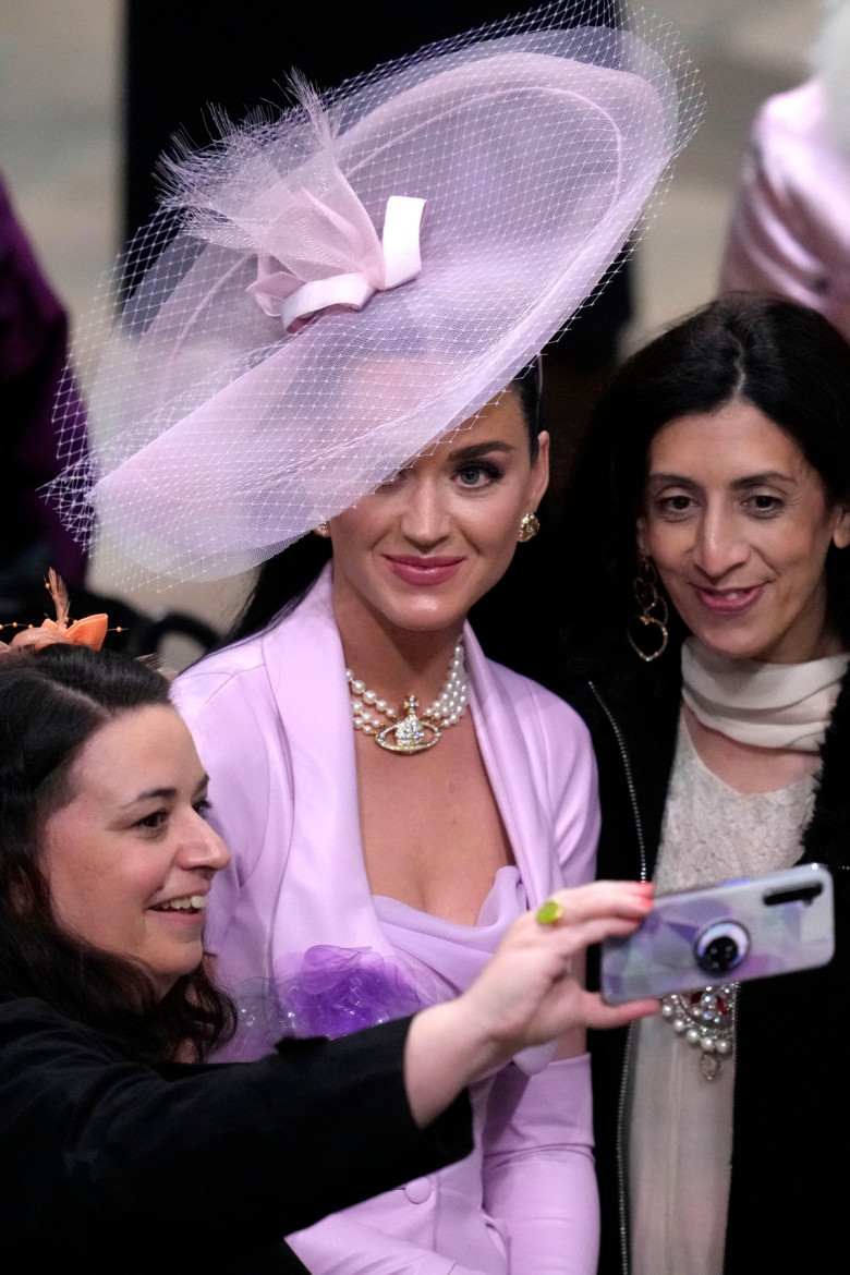 Katy Perry la încoronarea Regelui Charles/ Profimedia