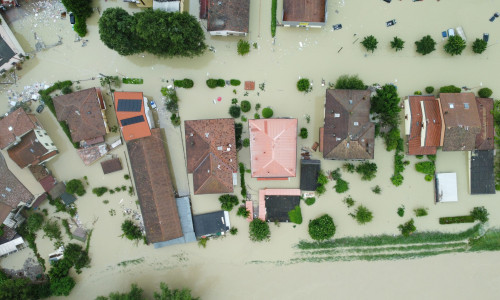 Damage after the flood in Cesena, Italy - 17 May 2023