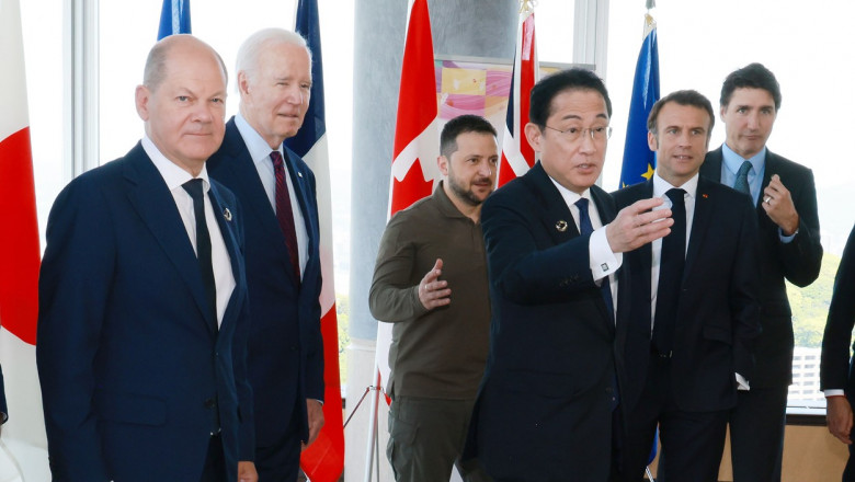 Zelenski, la summitul G7