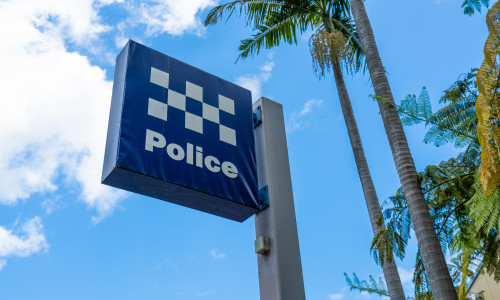 Australian,Police,Station,Sign,In,Sydney,New,South,Wales,Australia