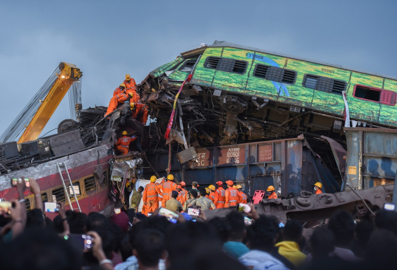 Accidentul feroviar din India/ Profimedia