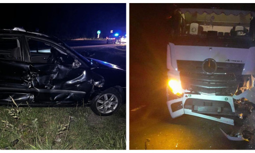 Un tânăr din Cluj a fost grav rănit după ce autoturismul în care se afla s-a ciocnit cu un autotren