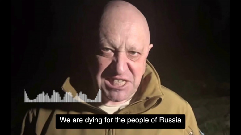 Coup leader Yevgeny Prigozhin claims half of the Russian Army is ready to join him and die for the Motherland.