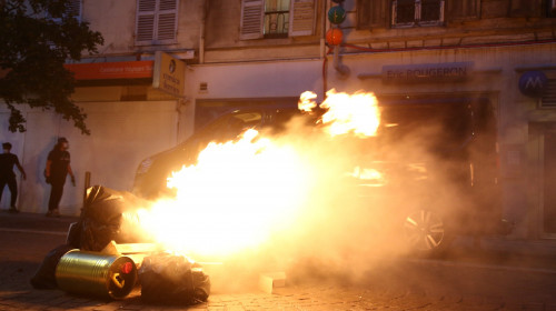 Demonstration asking for justice for Nahel in Marseille