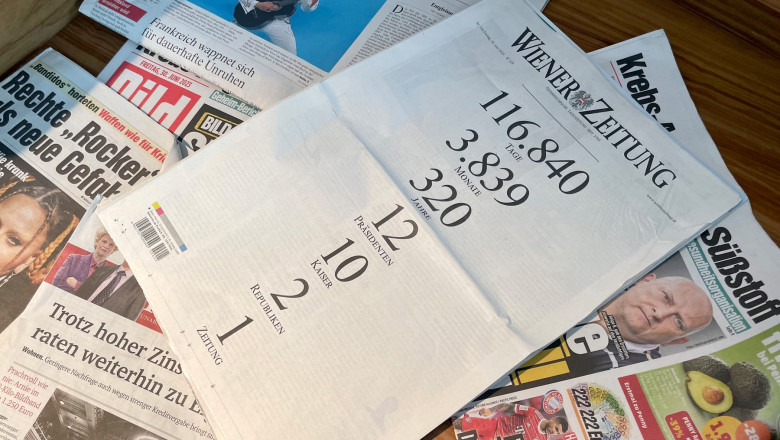 "Wiener Zeitung" discontinued after 320 years as a daily newspaper